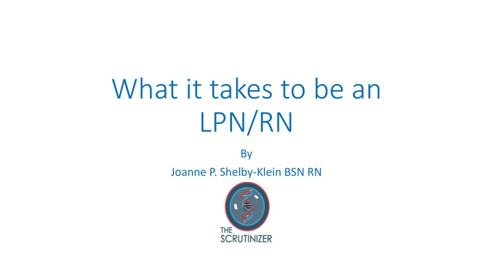 what it takes to be an lpn rn