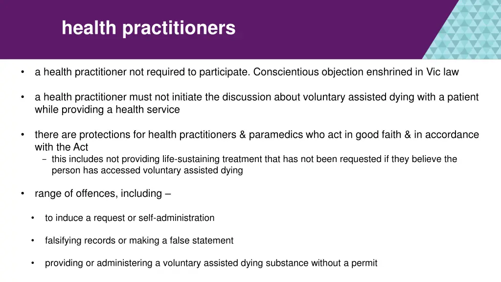 health practitioners