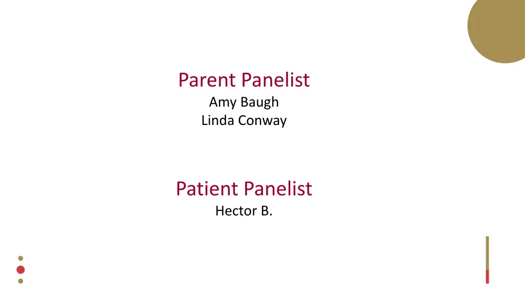 parent panelist amy baugh linda conway