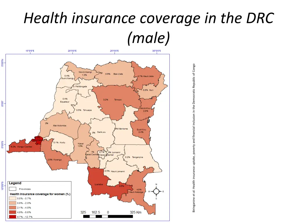 health insurance coverage in the drc male