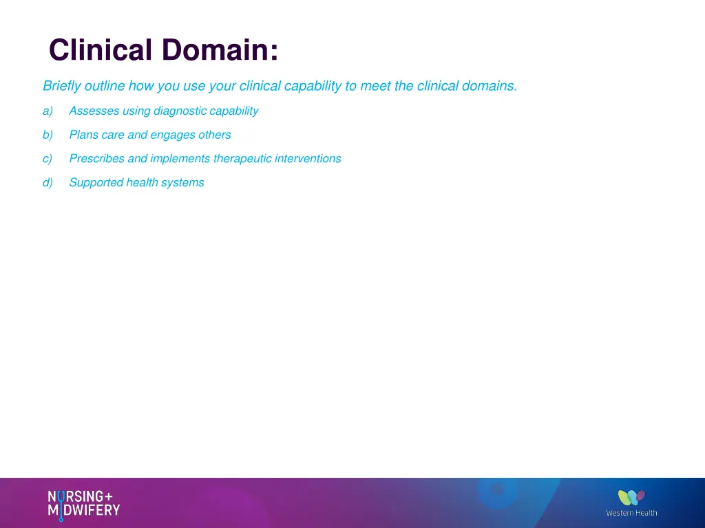 clinical domain