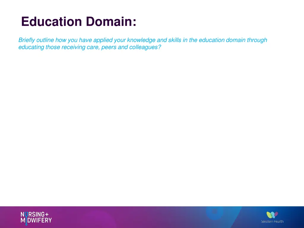 education domain