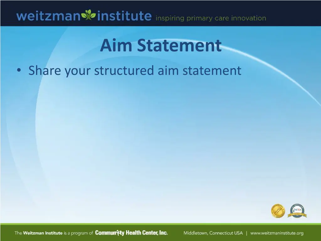 aim statement