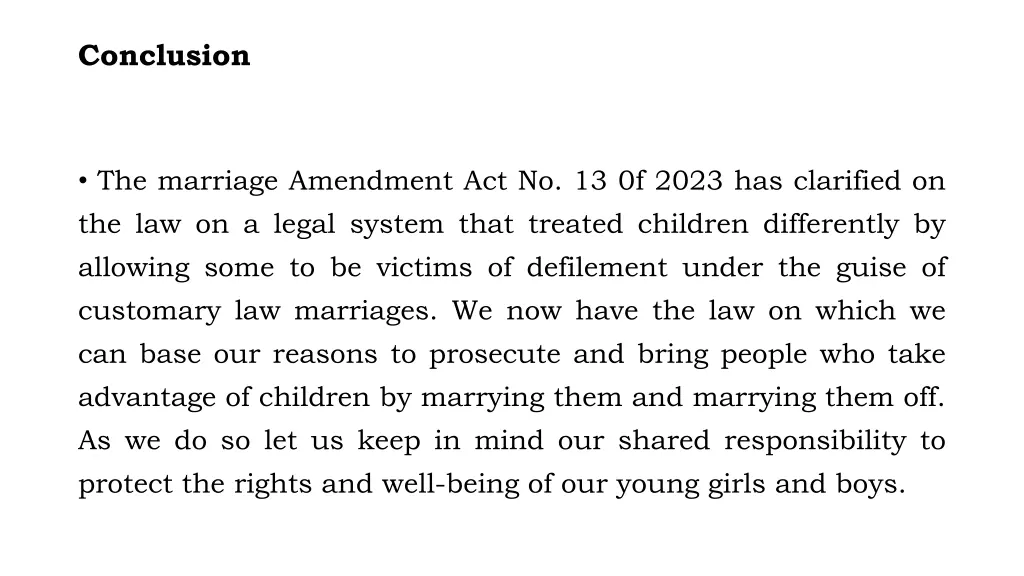 conclusion
