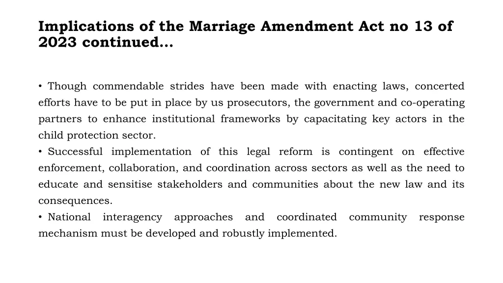 implications of the marriage amendment 2
