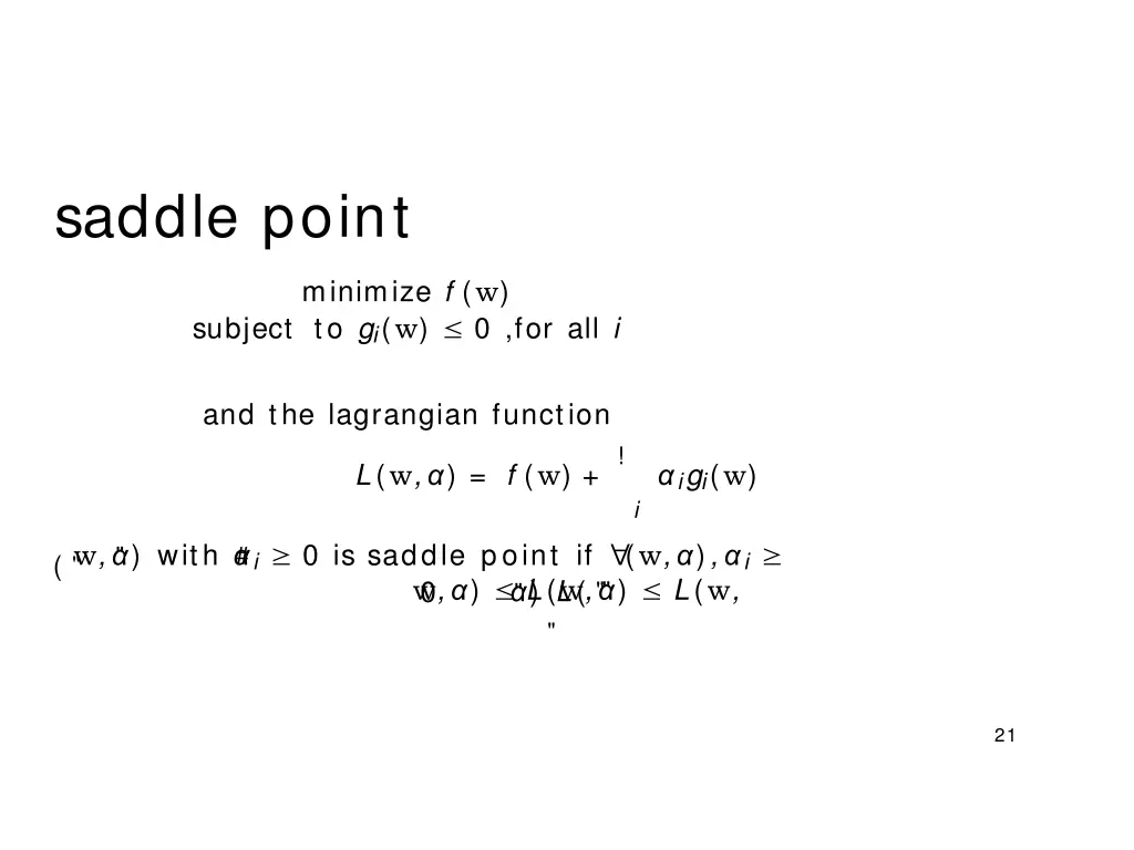 saddle point 1