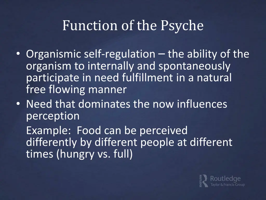 function of the psyche