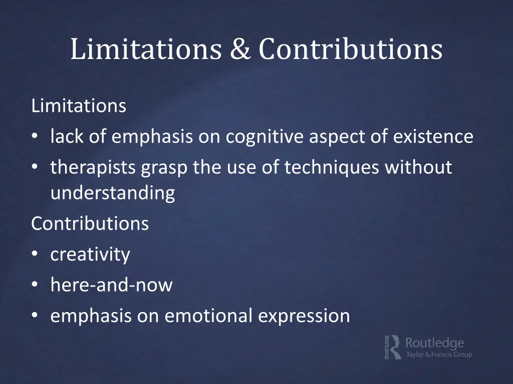 limitations contributions