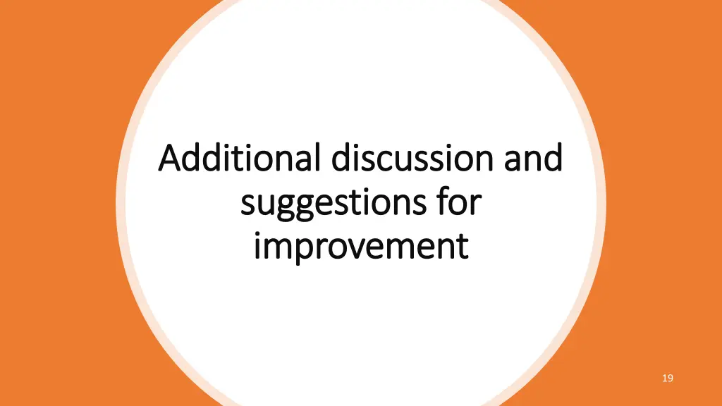 additional discussion and additional discussion