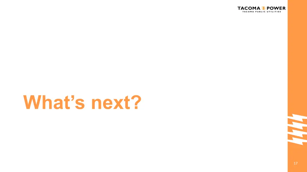 what s next