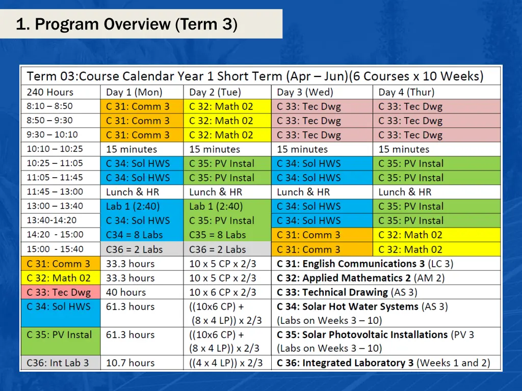 1 program overview term 3