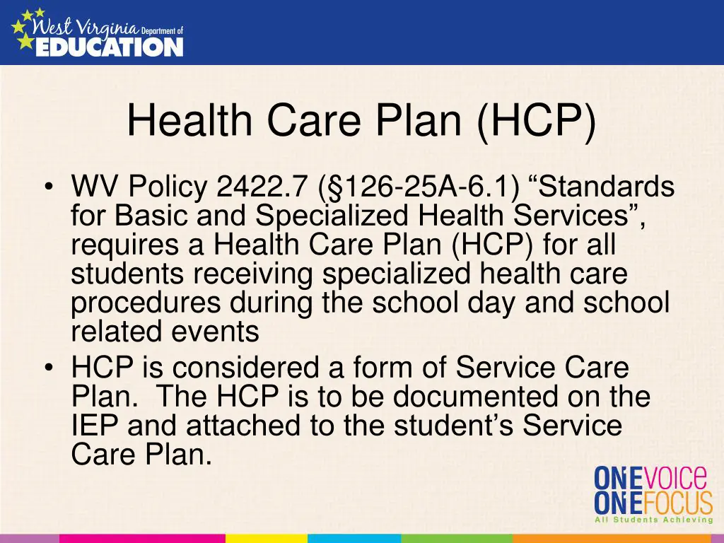 health care plan hcp