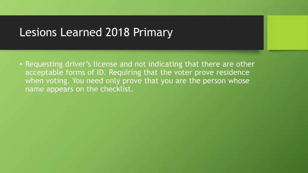 lesions learned 2018 primary 8