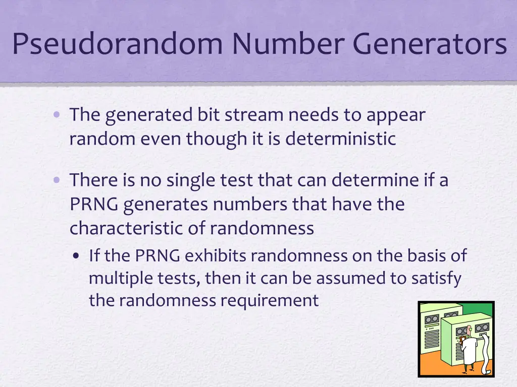 pseudorandom number generators