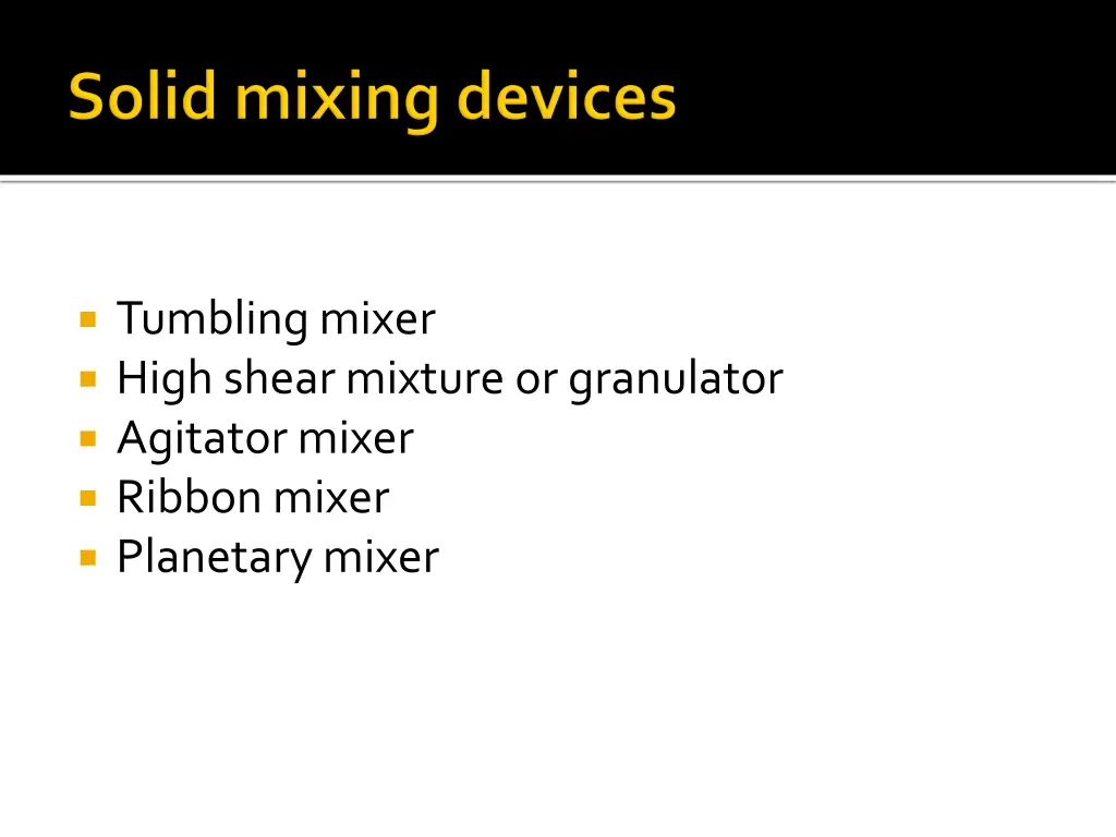 tumbling mixer high shear mixture or granulator