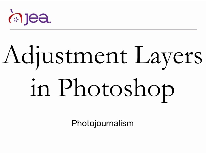 adjustment layers in photoshop