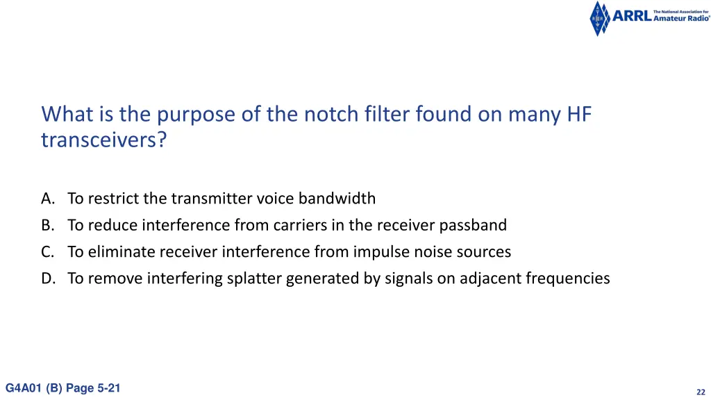 what is the purpose of the notch filter found