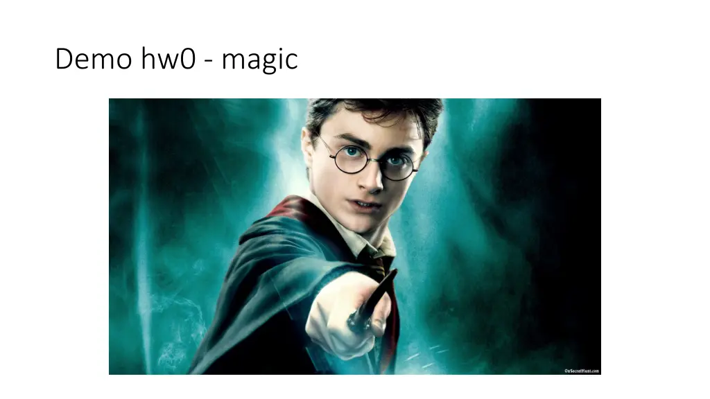 demo hw0 magic
