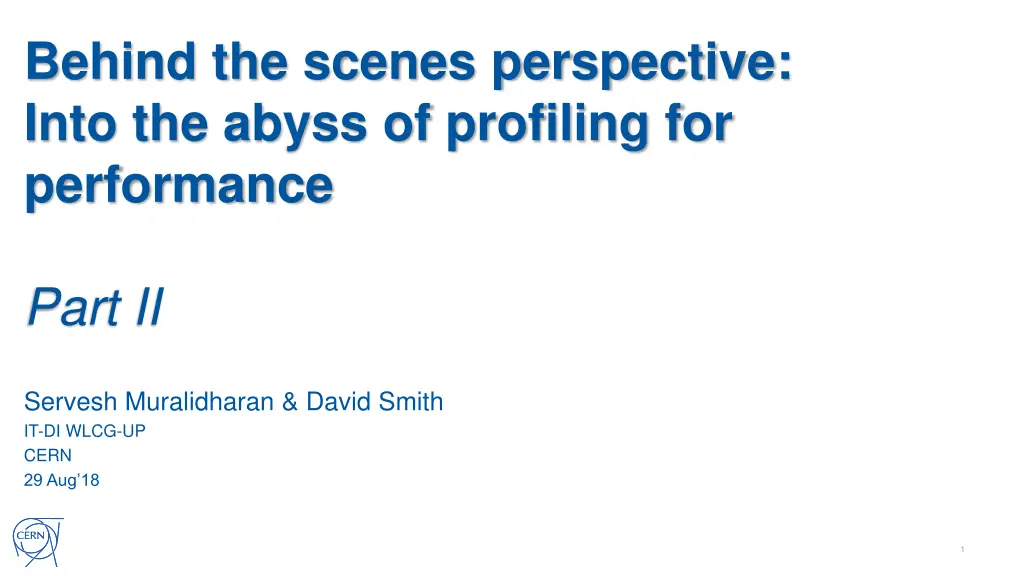 behind the scenes perspective into the abyss
