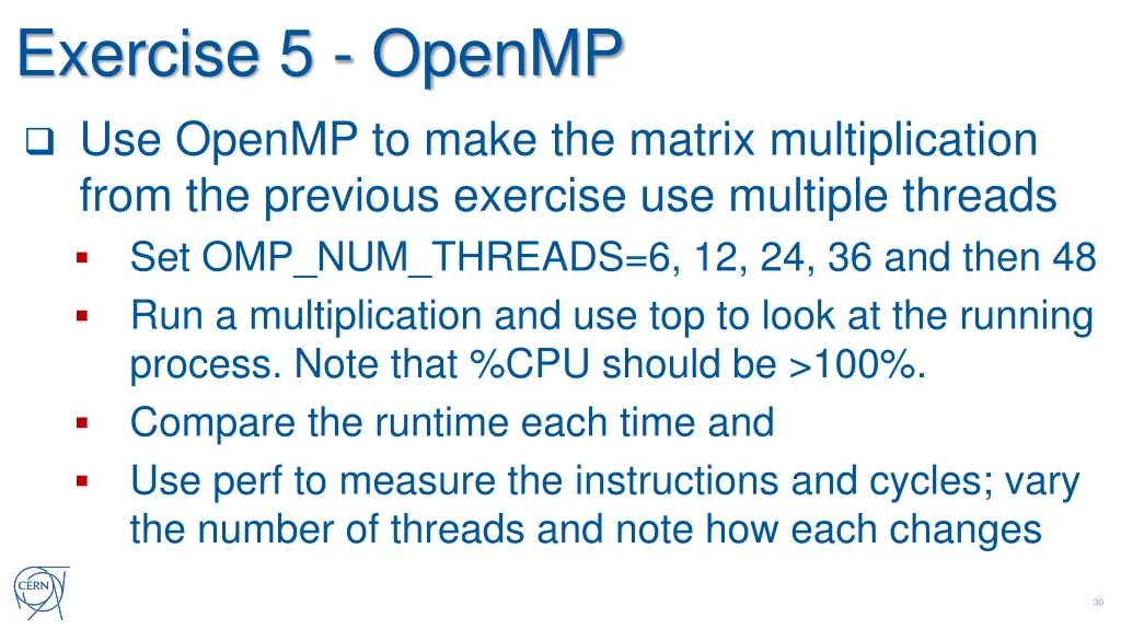 exercise 5 openmp