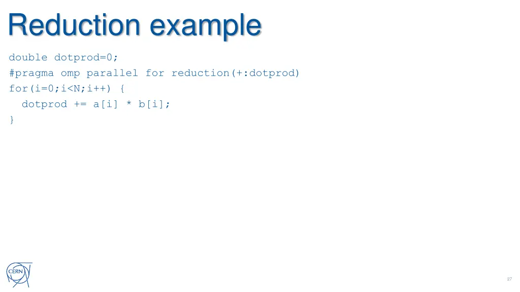 reduction example