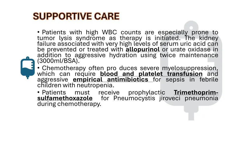supportive care