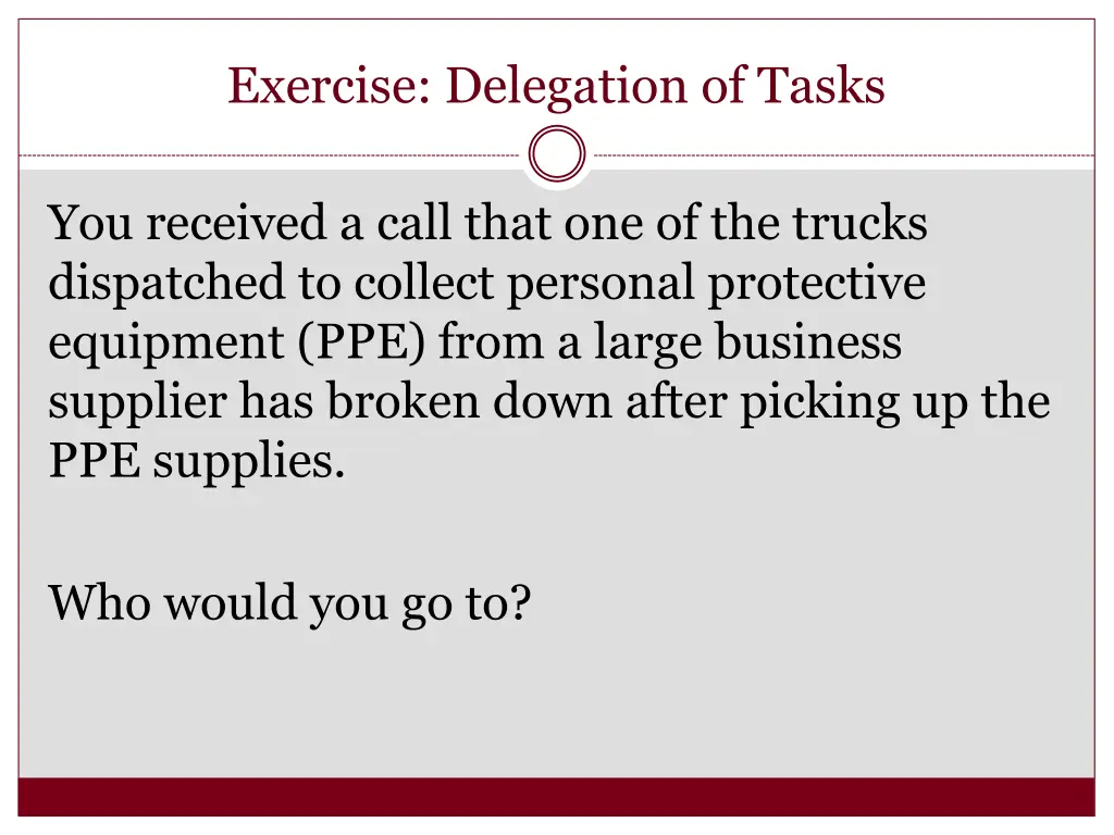 exercise delegation of tasks 3
