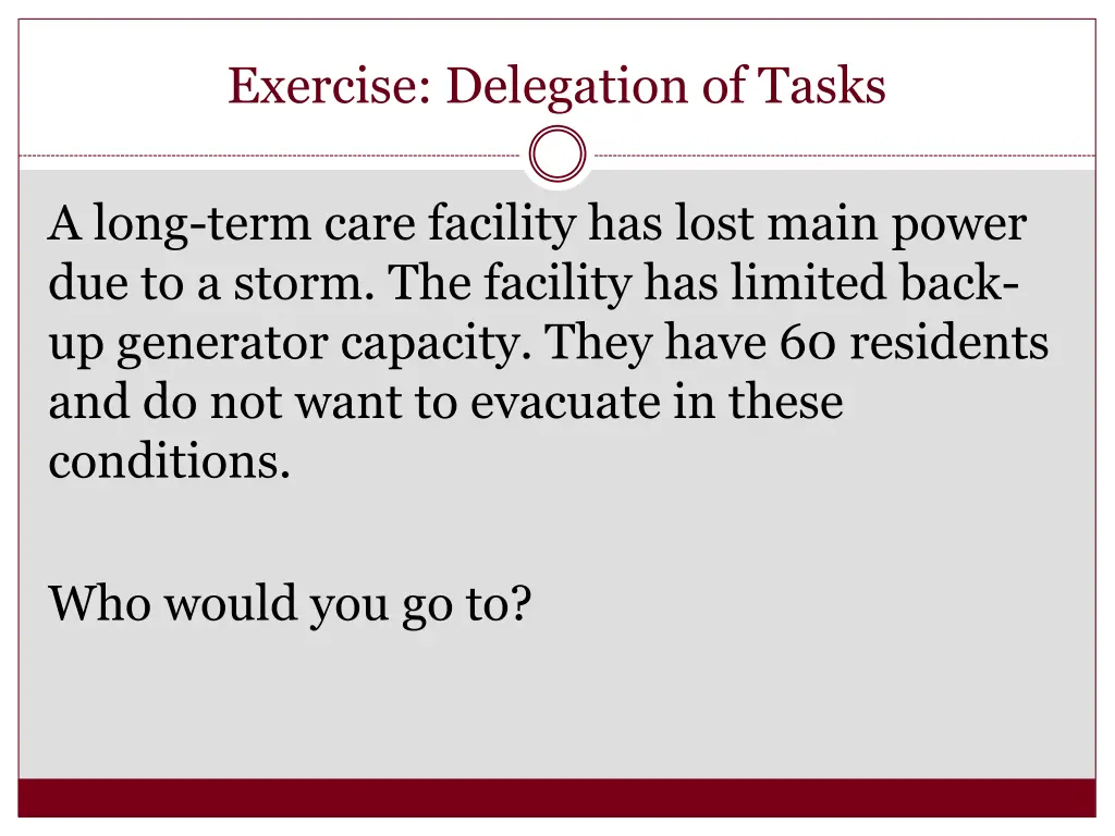 exercise delegation of tasks 6