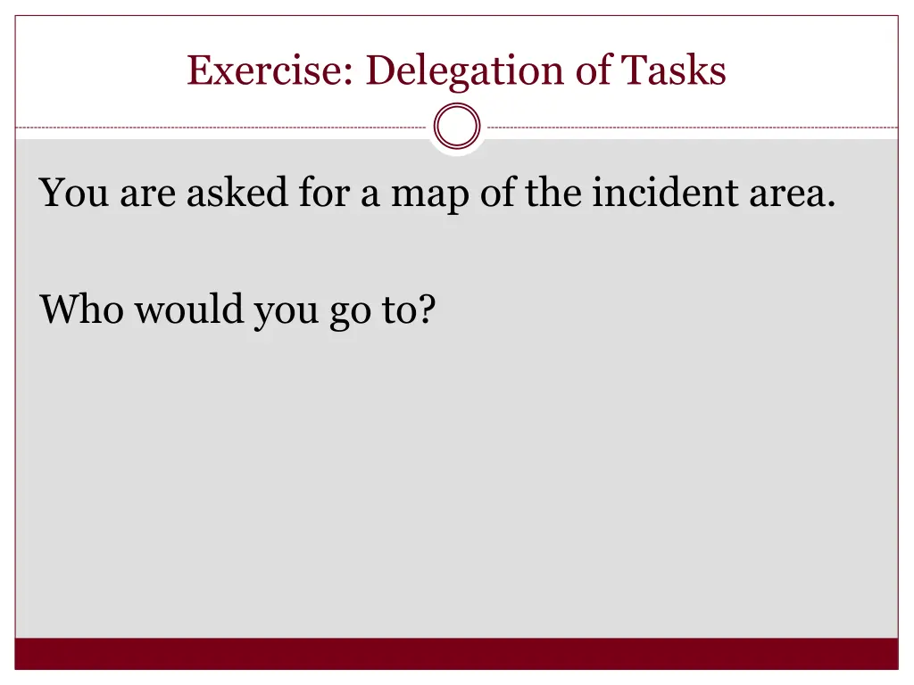 exercise delegation of tasks