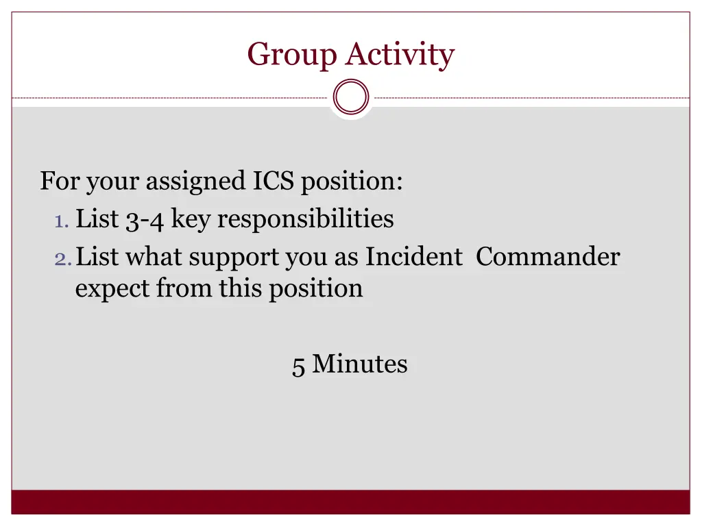 group activity