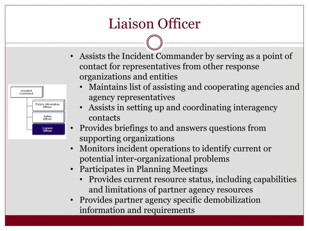 liaison officer