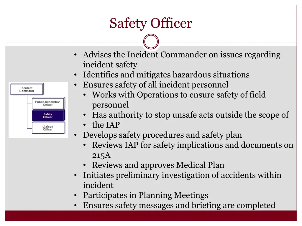 safety officer