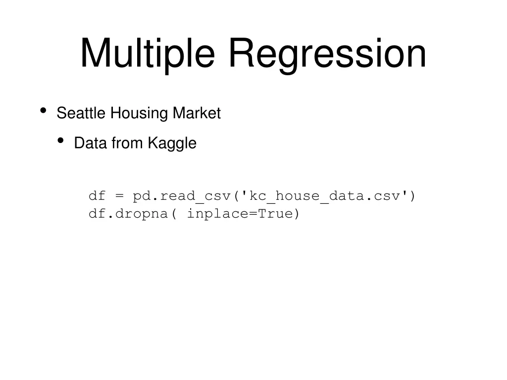 multiple regression 1