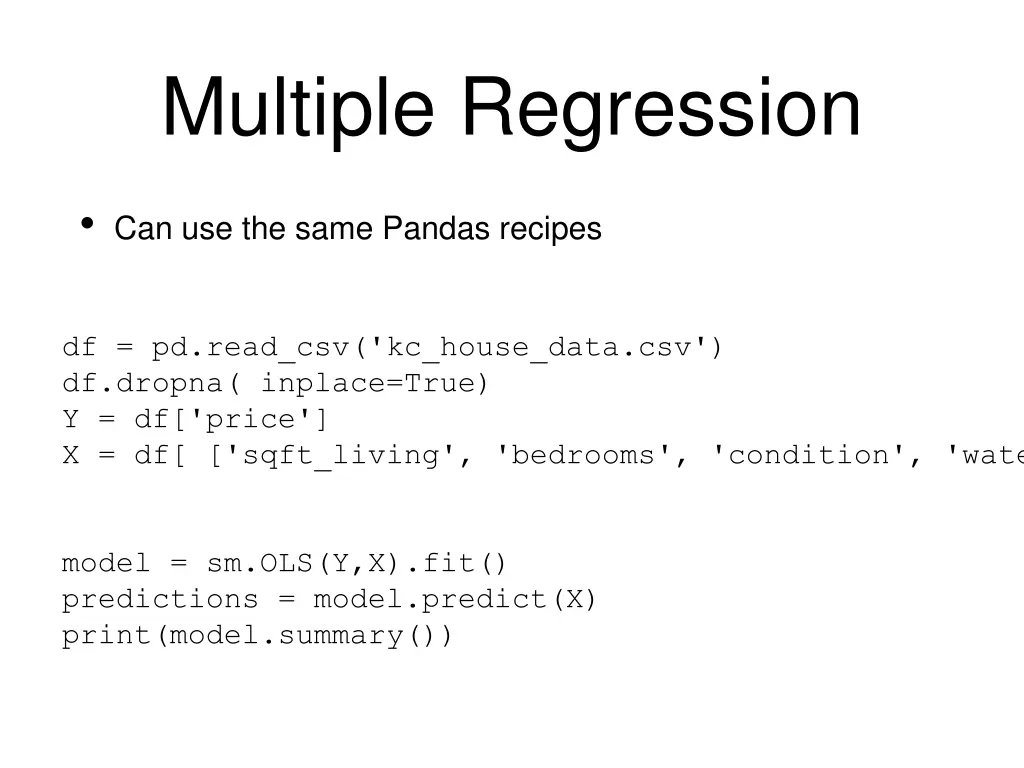 multiple regression 3