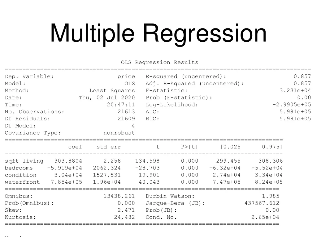 multiple regression 4