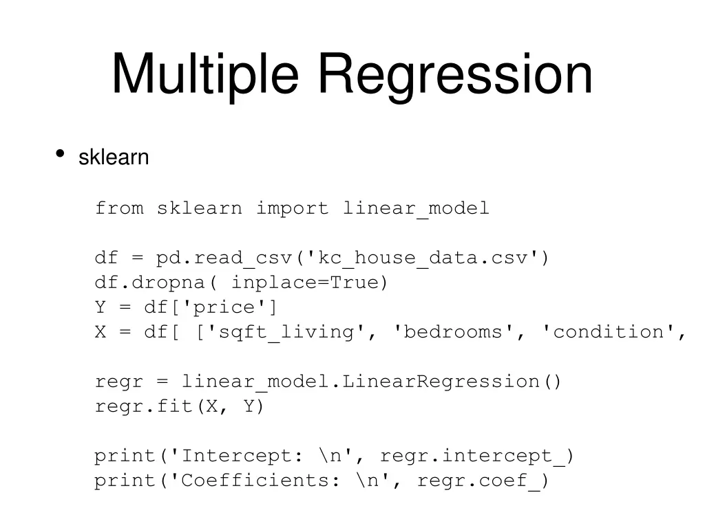 multiple regression 5