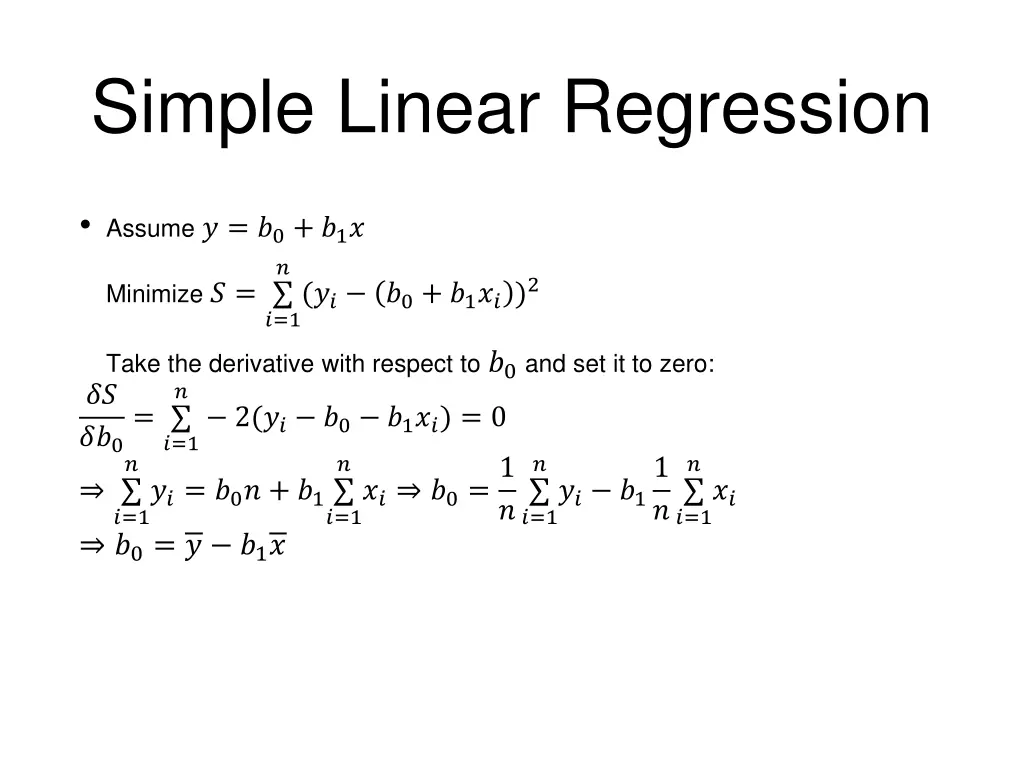 simple linear regression 2