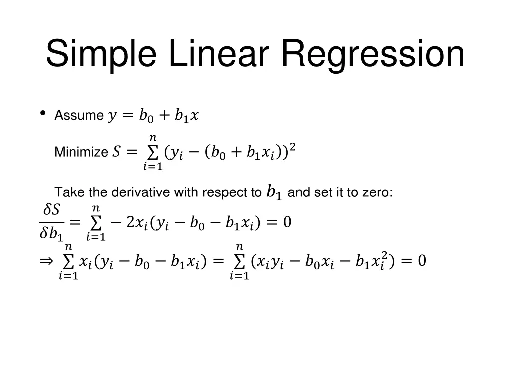 simple linear regression 3