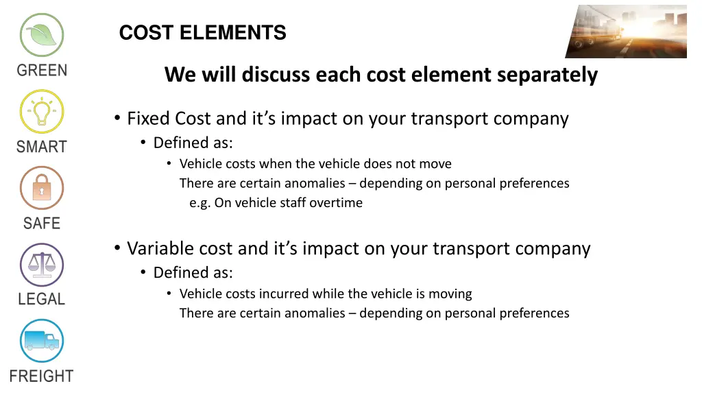 cost elements