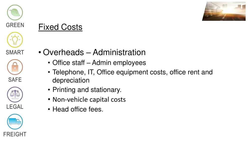 fixed costs 6