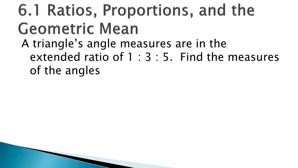 a triangle s angle measures are in the extended
