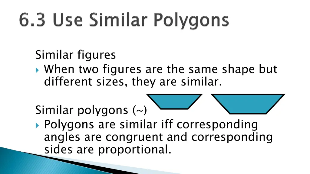similar figures when two figures are the same