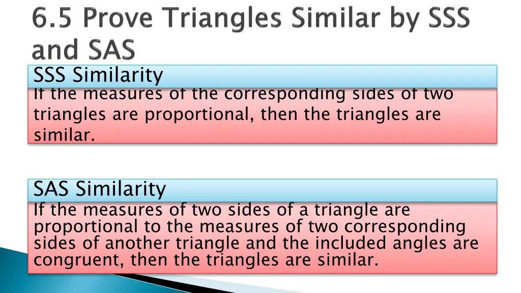 sss similarity