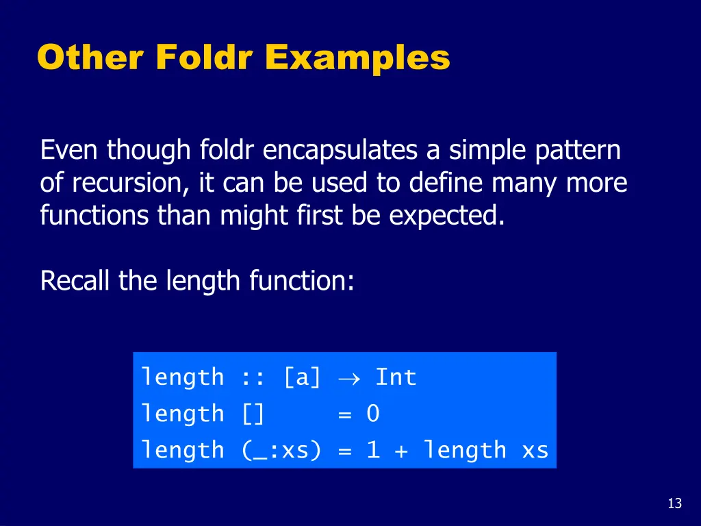 other foldr examples