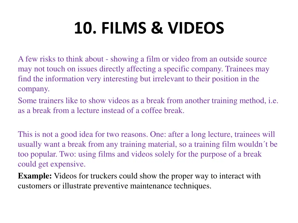 10 films videos 1