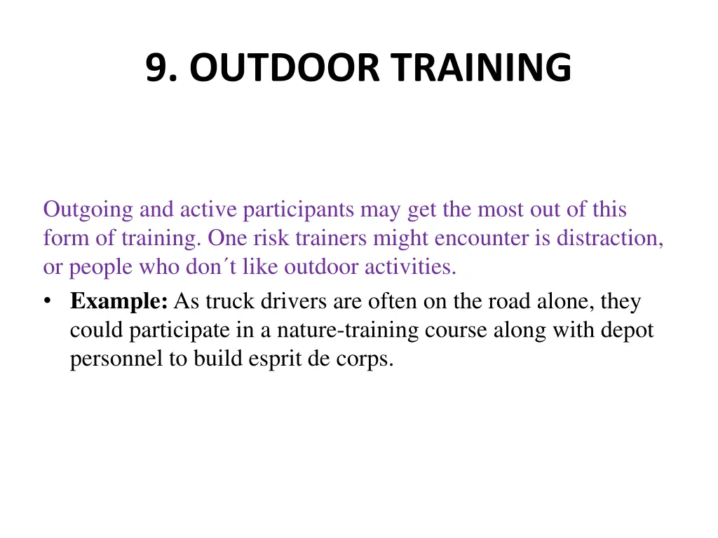 9 outdoor training 1