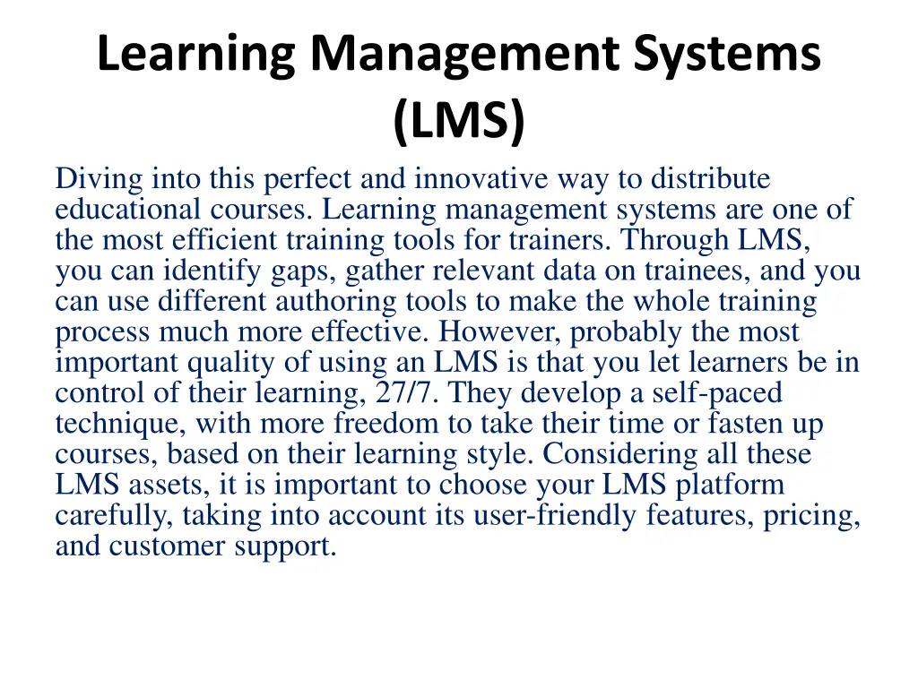 learning management systems lms diving into this