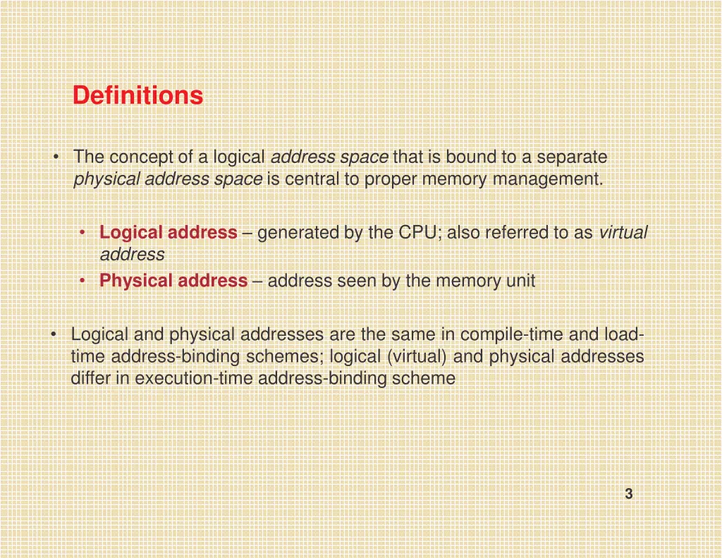 definitions