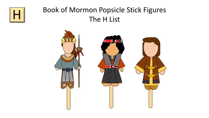 book of mormon popsicle stick figures the h list