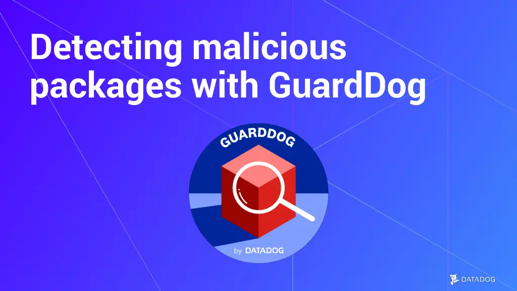 detecting malicious packages with guarddog